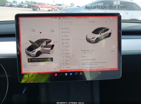 7SAYGDEE7PF616528 2023 TESLA MODEL Y White 