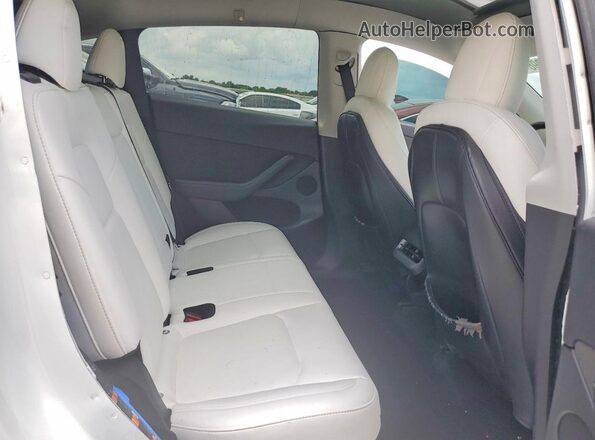 7SAYGDEE7PF619588 2023 TESLA MODEL Белый Вид задних сидений