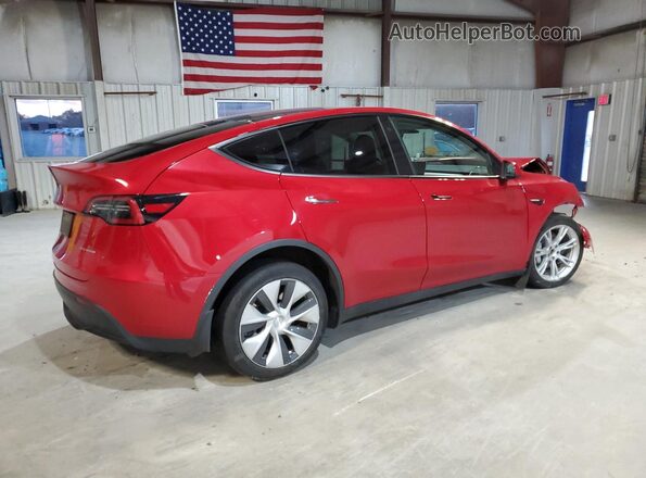 7SAYGDEE7PF668421 2023 TESLA MODEL Красный Задняя правая четверть