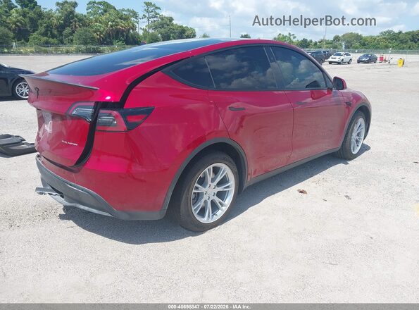 7SAYGDEE7RA284820 2024 TESLA MODEL Y Burgundy Հետևի աջ