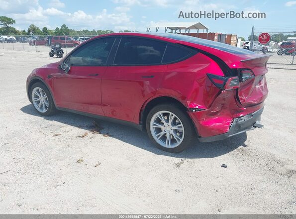 7SAYGDEE7RA284820 2024 TESLA MODEL Y Burgundy Հետևի ձախ