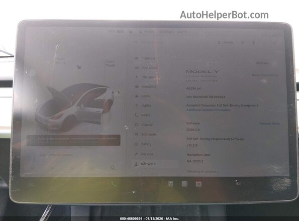 7SAYGDEE7SF292294 2025 TESLA MODEL Y Белый 