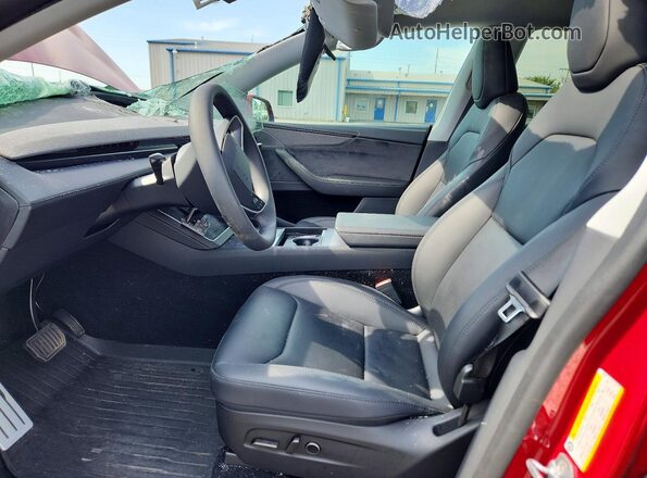 7SAYGDEE7TF558348 2026 TESLA MODEL Red Սալոնի դիմացի տեսք