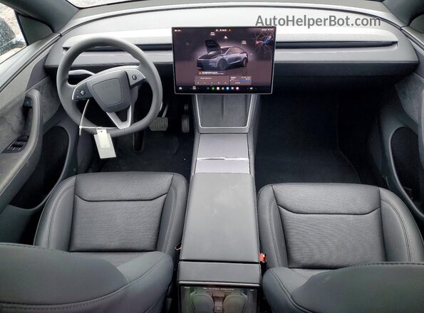 7SAYGDEE7TF579474 2026 TESLA MODEL Charcoal Вид панелі приладів