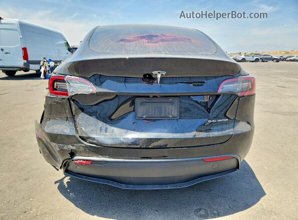7SAYGDEE8NF511378 2022 TESLA MODEL Black Rear view
