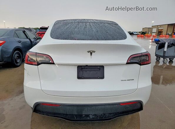 7SAYGDEE8PA053065 2023 TESLA MODEL White უკანა ხედი