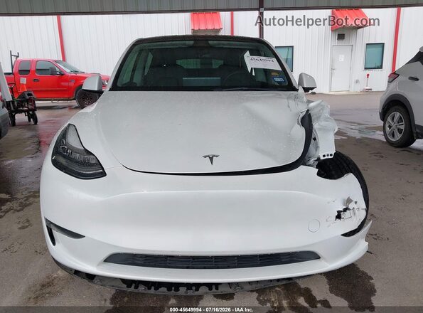 7SAYGDEE8PA094148 2023 TESLA MODEL Y White Vista del salpicadero