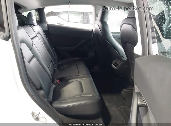 7SAYGDEE8PA094148 2023 TESLA MODEL Y White Vista de la etiqueta del VIN