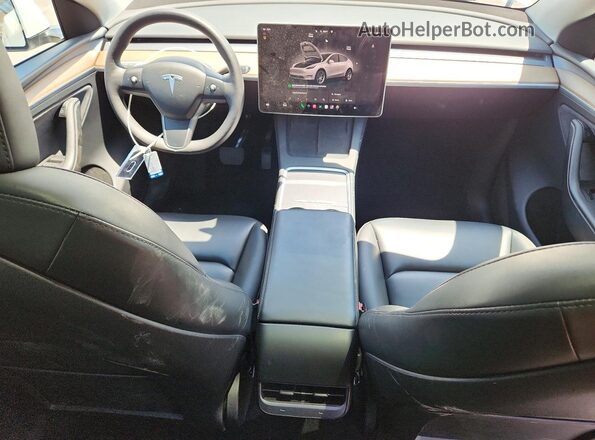 7SAYGDEE8PA125107 2023 TESLA MODEL White Dashboard view