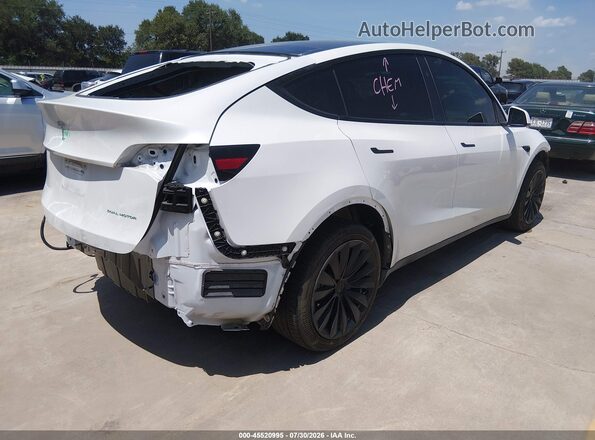 7SAYGDEE8PA147155 2023 TESLA MODEL Y White Հետևի աջ