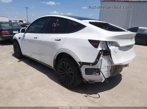 7SAYGDEE8PA147155 2023 TESLA MODEL Y White Հետևի ձախ