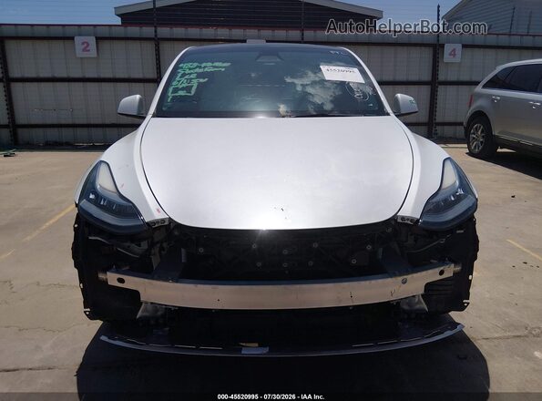 7SAYGDEE8PA147155 2023 TESLA MODEL Y White Դիմացի տեսք