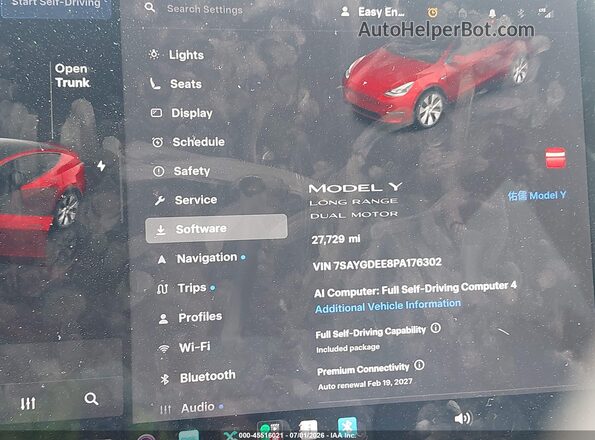 7SAYGDEE8PA176302 2023 TESLA MODEL Y Red 