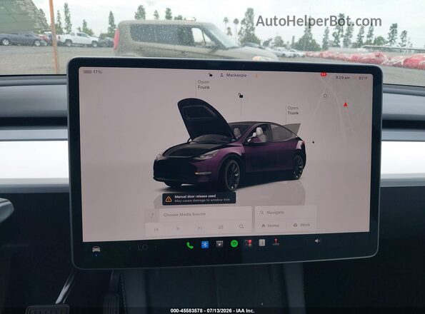 7SAYGDEE8PA200615 2023 TESLA MODEL Y Серый 