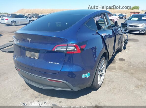 7SAYGDEE8PF582843 2023 TESLA MODEL Y Blue Հետևի աջ