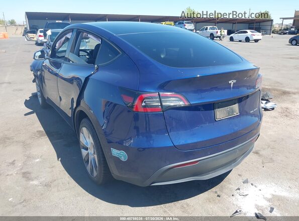7SAYGDEE8PF582843 2023 TESLA MODEL Y Blue Հետևի ձախ