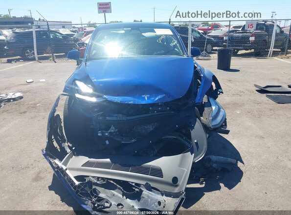 7SAYGDEE8PF582843 2023 TESLA MODEL Y Blue Սարքավորումների վահանակի տեսք