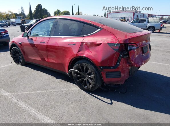 7SAYGDEE8PF831951 2023 TESLA MODEL Y Red Задня ліва чверть
