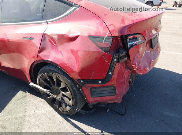 7SAYGDEE8PF831951 2023 TESLA MODEL Y Red Вид спереду