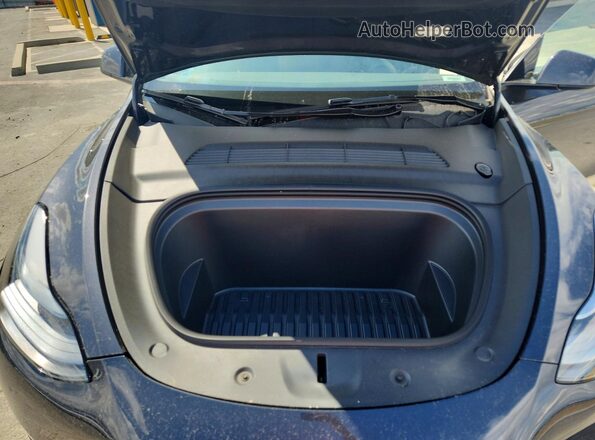 7SAYGDEE8RF166407 2024 TESLA MODEL Серый Вид задней части салона