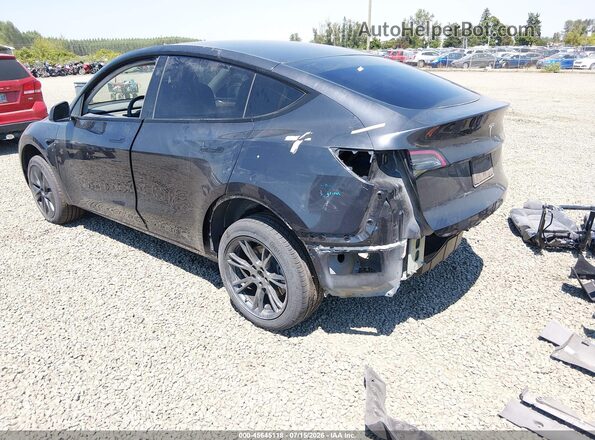 7SAYGDEE8RF194384 2024 TESLA MODEL Y Черный Задняя левая четверть