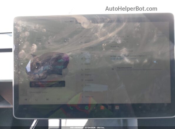 7SAYGDEE8SF245260 2025 TESLA MODEL Y White Rear seats view