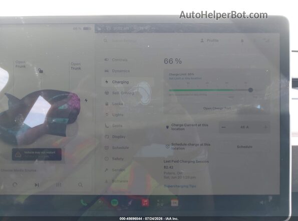 7SAYGDEE8SF245260 2025 TESLA MODEL Y White 