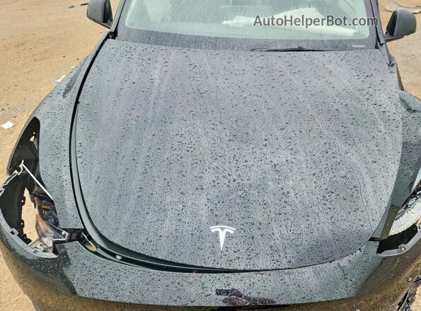 7SAYGDEE8SF258297 2025 TESLA MODEL Black Widok wnętrza z tyłu