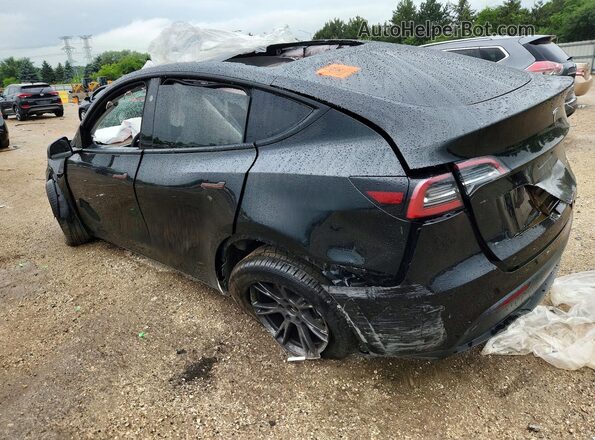 7SAYGDEE8SF258297 2025 TESLA MODEL Black Tył lewy
