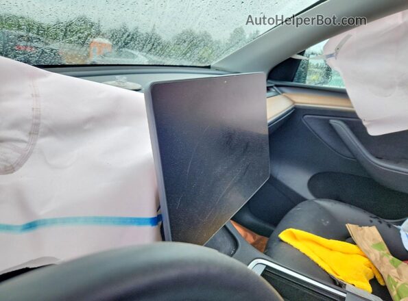 7SAYGDEE8SF258297 2025 TESLA MODEL Black Widok zestawu wskaźników