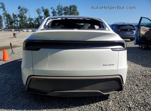 7SAYGDEE8TF607718 2026 TESLA MODEL Белый Вид сзади