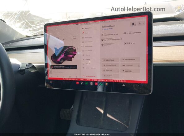 7SAYGDEE9NF317362 2022 TESLA MODEL Y White 