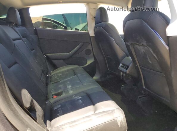 7SAYGDEE9NF331746 2022 TESLA MODEL Charcoal უკანა სავარძლების ხედი
