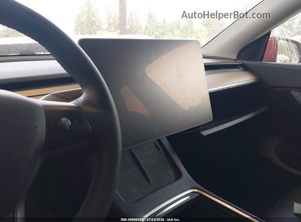 7SAYGDEE9NF340155 2022 TESLA MODEL Y Red Հետևի նստատեղերի տեսք