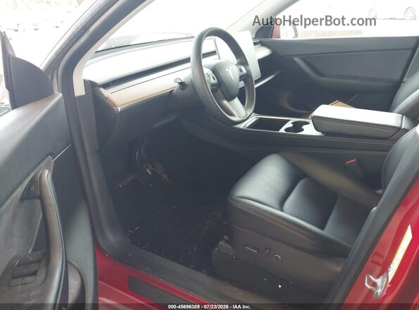7SAYGDEE9NF340155 2022 TESLA MODEL Y Red Սալոնի դիմացի տեսք