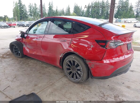 7SAYGDEE9NF340155 2022 TESLA MODEL Y Red Հետևի ձախ