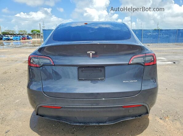 7SAYGDEE9NF436335 2022 TESLA MODEL Charcoal Vista trasera