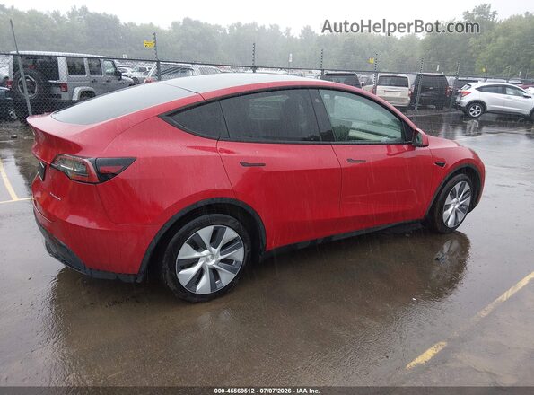 7SAYGDEE9NF451465 2022 TESLA MODEL Y Red Задня права чверть