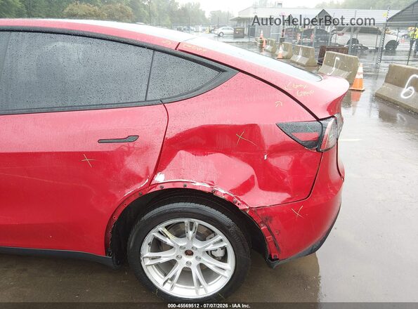 7SAYGDEE9NF451465 2022 TESLA MODEL Y Red Вид спереду