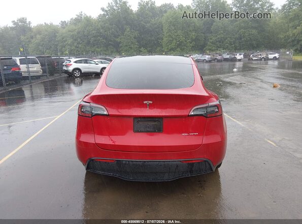 7SAYGDEE9NF451465 2022 TESLA MODEL Y Red 
