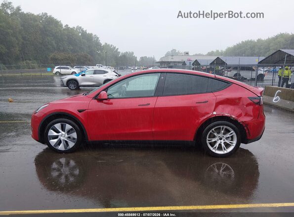 7SAYGDEE9NF451465 2022 TESLA MODEL Y Red Панорамний вид салону 360°