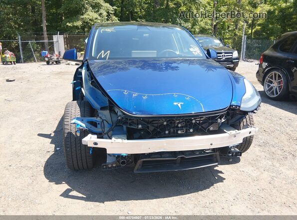 7SAYGDEE9NF481792 2022 TESLA MODEL Y Blue წინა ხედი