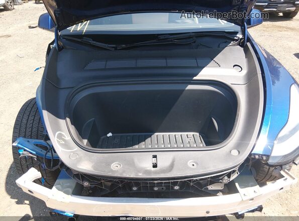 7SAYGDEE9NF481792 2022 TESLA MODEL Y Blue უკანა ხედი