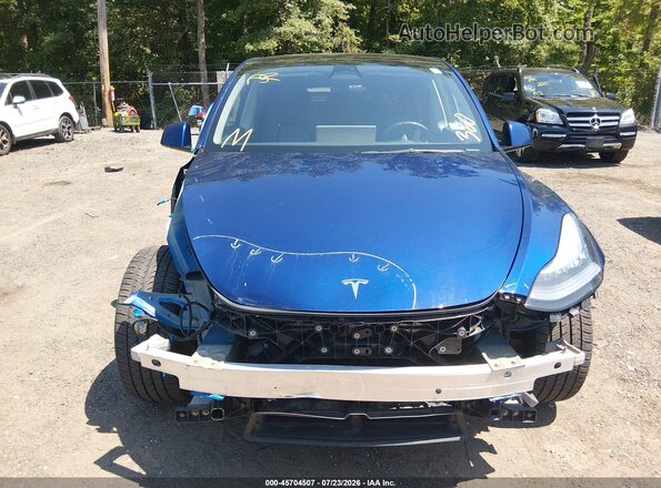 7SAYGDEE9NF481792 2022 TESLA MODEL Y Blue ხელსაწყოთა პანელის ხედი