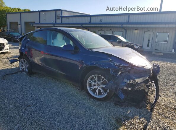 7SAYGDEE9PF584231 2023 TESLA MODEL Синий Передняя правая четверть