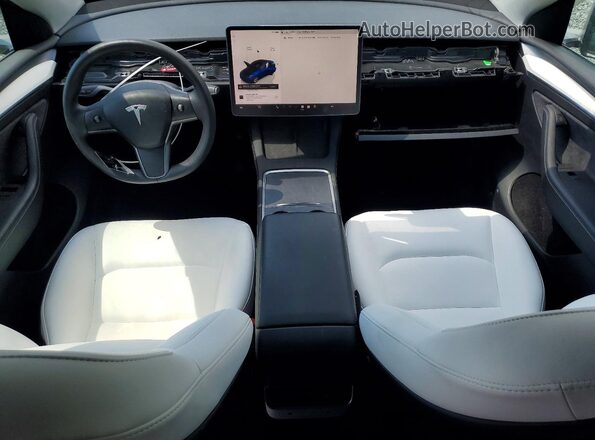 7SAYGDEE9PF584231 2023 TESLA MODEL Синий Вид панели приборов