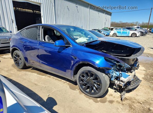 7SAYGDEE9PF648459 2023 TESLA MODEL Blue წინა მარჯვენა