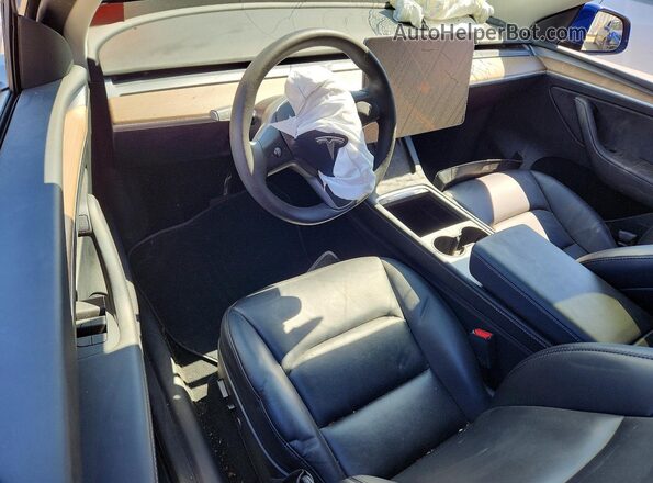 7SAYGDEE9PF648459 2023 TESLA MODEL Blue წინა პანელის ხედი
