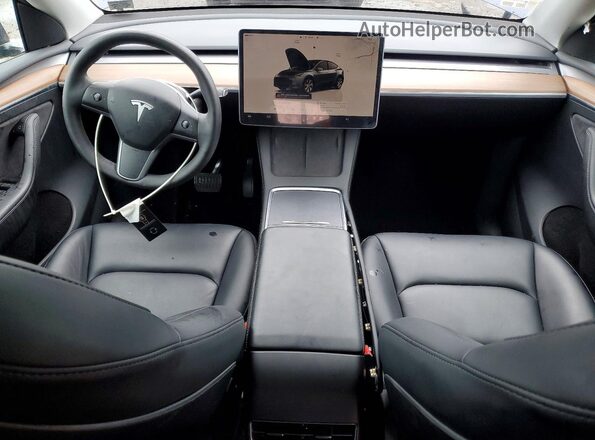 7SAYGDEE9PF684989 2023 TESLA MODEL Синий Вид панели приборов