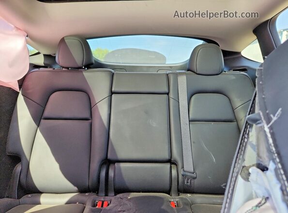 7SAYGDEE9PF775471 2023 TESLA OTHER Gray Вид задніх сидінь